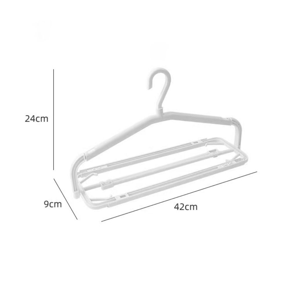 Multi-functional Quick Dry Hanger Windproof Clothes Drying Rack Foldable Clothes Hanger Wet/Dry