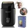 Foil Shaver Waterproof Turbo Electric Shaver Electric Rechargeable Bald Head Shaver With LED