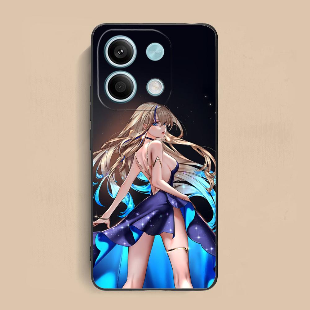 HSR Serval Матовый ТПУ Чехол для Мобильного Телефона для Xiaomi Redmi Note 14 13 12 11 S Pro Plus 4G 5G Цветная Печать Обложка