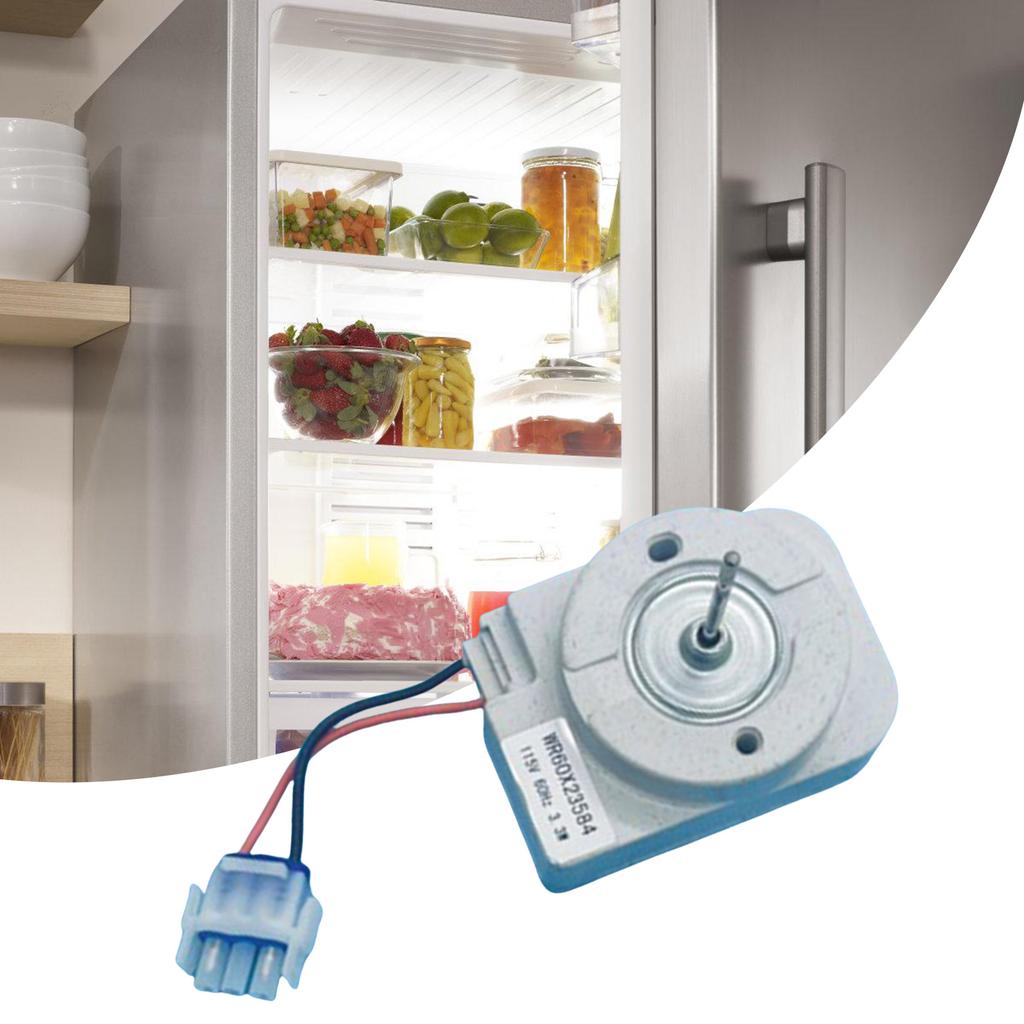 Двигатель вентилятора испарителя холодильника 115 В для WR60X23584 Запасная часть для холодильника Двигатель вентилятора конденсатора холодильника Аксессуары