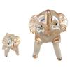 Modern Crystal Elephant Statue Cute Desktop Crystal Ornaments Baby Elephant Ornaments  Home
