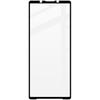Пленка из закаленного стекла с полной клеевой основой для Sony Xperia 5 V, Защитное стекло с полной покрывающей шелкографией