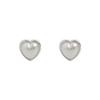 HAS [Silver925] HTY016 Lovely heart pearl earrings