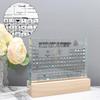 Большое 3D акриловое хрустальное украшение в виде периодической таблицы