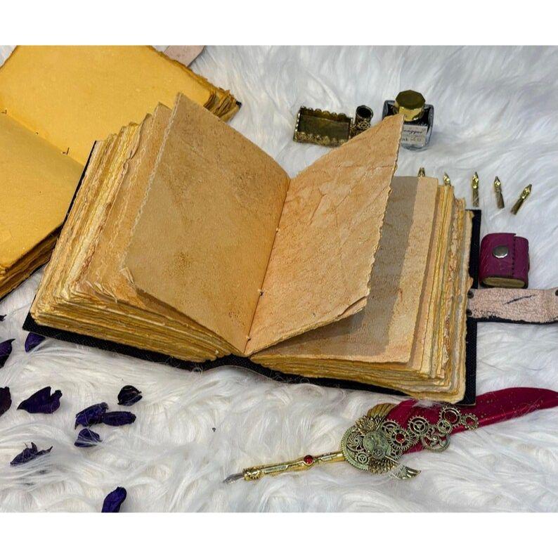 Tree of Life Journal | Moon Phases Lock Diary | Vintage Witchy Notebook | Grimoire for Witches | Gift for Writers & Dreamers