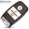 Jingyuqin Remote Smart Car Key Cover Case for KIA Ceed K3 K4 K5 Sportage R QL KX5 Sorento KX3 KS3 RIO Cerato Optima Frote Soul