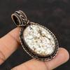 Wild Horse Magnesite Pendant Copper Wire Wrapped Pendant Handmade Wire Wrap Jewelry Top Quality Gemstone Pendant Copper Jewelry Gift For Him