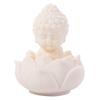 Chinese Style Buddha Ornaments Cute Coconut Figurine Lotus Tathagata Buddha Statue  Car Interior