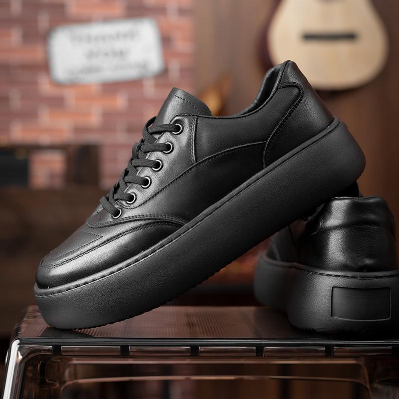 Европейская станция высокие кеды мужские туфли зимние бархатные маффин платформа повседневная спортивная обувь увеличивающая рост папины кроссовки мужские