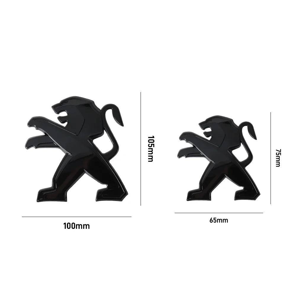 2026 Горячая наклейка на автомобиль, эмблема на переднюю решетку автомобиля, декоративная наклейка на крышку багажника для Peugeot 206 207 208 306 308 406 407 408 107