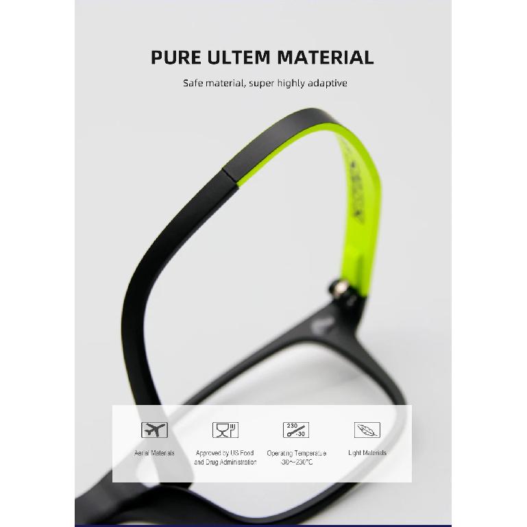 RS002 Magnet Polarized Clip Glasses Frame Women TR90 Optical Myopia Clip Glasses Fluorescent glasses frame