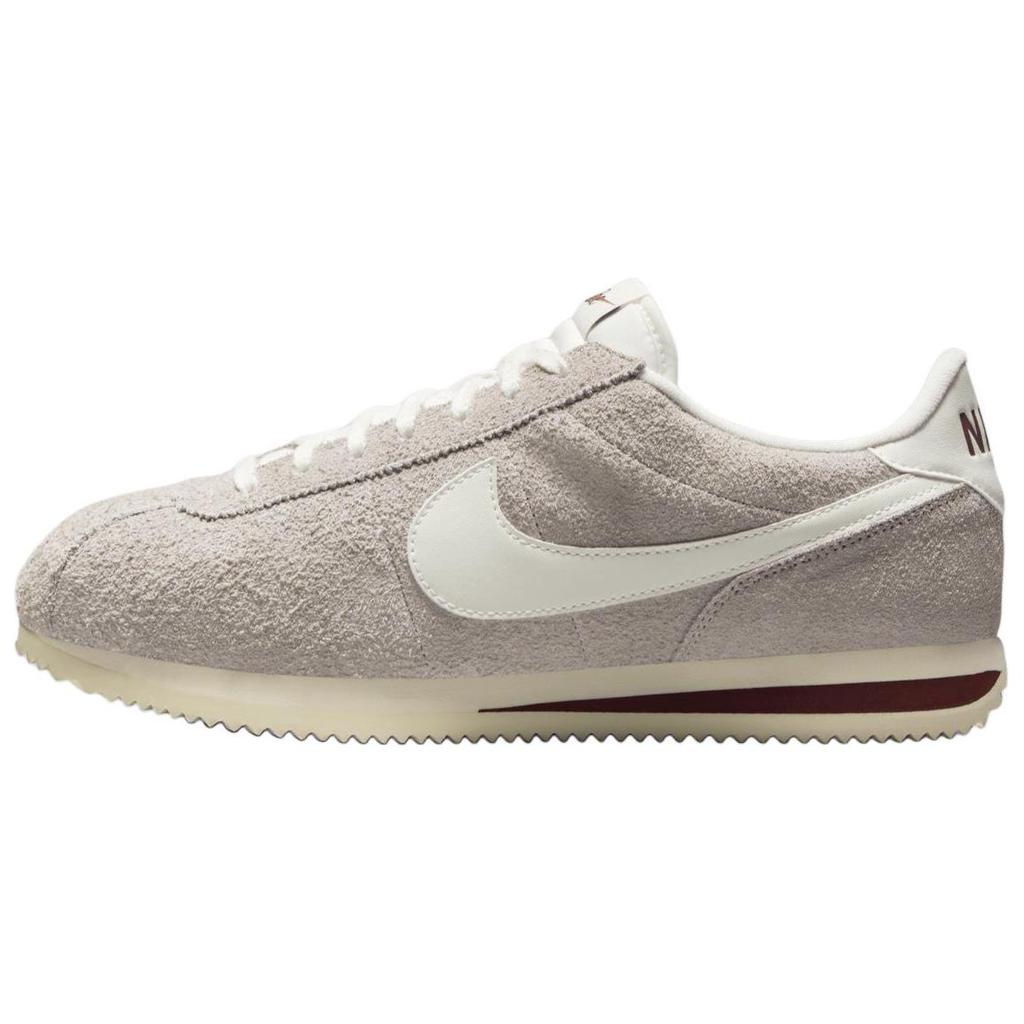 Nike Cortez Se Замшевые Колледж Грей Темно-красный Кокосовое Молоко Парус Кроссовки HF3142-001