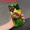 2DFlat Samsung Phone Case Golden Cat In Sunlit Grass Phone Case Applicable To Galaxy S23 S24 S25ULTRA S26 A12 A14 A15 A16 A54 A55