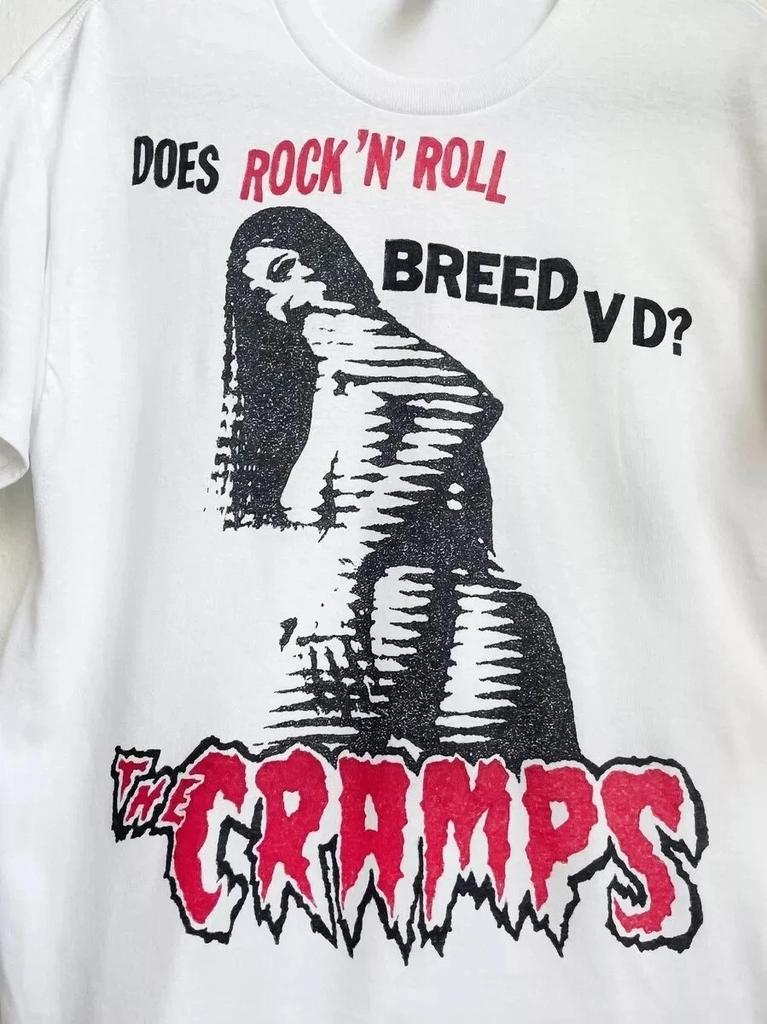 The Cramps Band Shirt,The Cramps Classic Style White T-shirt Unisex S-5XL