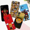 Черный чехол из ТПУ для Xiaomi mi 12 lite pro SX 11lite NE 11i 11T Pro Redmi 10 10A 10C 4G 5G Fundas Glo Gang Chief Keef Capa