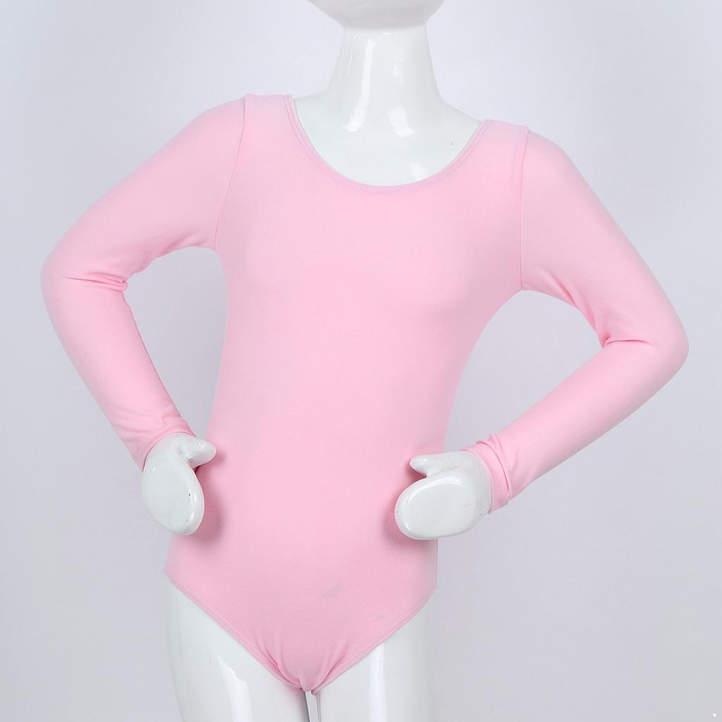 Детский балетный трико для гимнастики и балета для маленьких девочек, юбка-пачка с длинными рукавами, танцевальная одежда, костюм