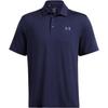 Solid Color Comfortable Golf Short Sleeve Polo Shirt Men Tops Navy-Blue 1378673-411
