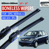 Для Opel Meriva A 2003-2010 автомобильный стеклоочиститель U-образный мягкий резиновый бескаркасный без кронштейна HD автомобильные дворники 24"+24"
