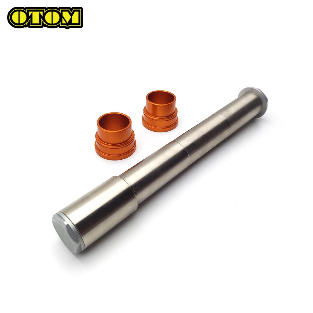 Motorcycle For KTM HUSQVARNA Front Axle Wheel Axis With Hub Spacer Bushing Nut EXC250 EXCF350 SXF450 SX125 XC300 EXC525 FC250 FE