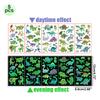 5pcs Luminous Dinosaur Temporary Tattoos Cartoon Glow Sticker Jurassic Dinosaur for Kids Dino Birthday Party Favors Gifts Goodie