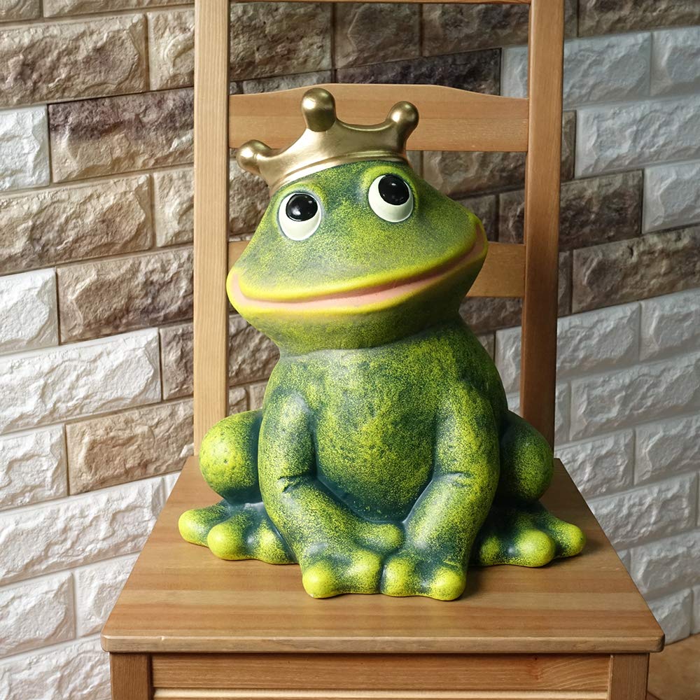 Сделано в Португалии Зеленая лягушка, размер M, пара, набор из терракотовых садовых предметов, Принцесса и Принц, король и королева, pto-2766_2310g