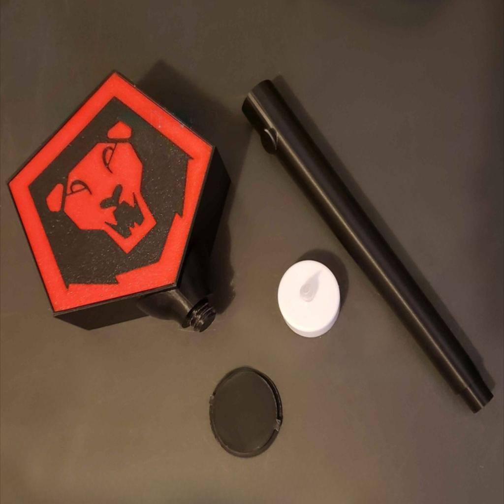 KPop Охотник на демонов Световой жезл Косплей Концертный шестопер Цветные огни Палка для поддержки Группа Хэллоуин Вечеринка Реквизит Аксессуары