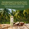 Kerala Ayurveda Нерафинированное кокосовое масло 250 мл х 4 шт. | Увлажняющее средство для волос и кожи холодного отжима, пищевого качества
