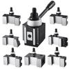 Quick Change Tool Post Set 8 Pcs Lathe Tool Holders for 6"-12" Mini Lathe