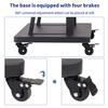 Tall TV Cart Mobile TV Stand Adjustable Large Floor TV Stand Load Capacity 40kg