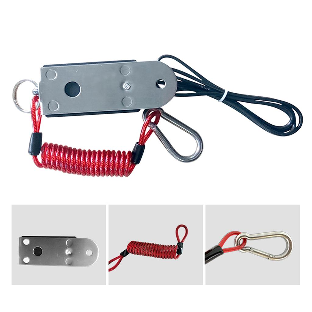 Прицеп электромагнитный тормоз контроллер переключатель аварийного отрыва спиральный кабель с электрическим тормозом вкл./выкл. для буксировки автофургона