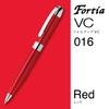 Шариковая ручка Zebra Fortia VC, масляная, 0,7 мм, красная, BA93-R