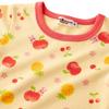 HOT pajamas for boys and [MIKIHOUSE BISCUITS] Short-sleeved girls, baby, kids, children's clothing, yellow, 110cm, 70-7335-144
