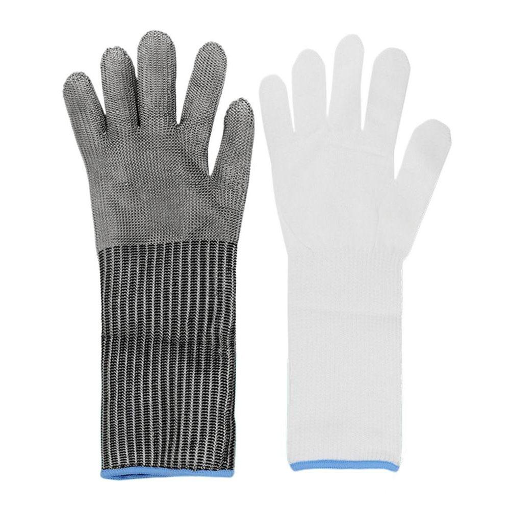 Safety Anti-cut Gloves with Arm Protection Cutting Accessories Extended Gloves Meat Cutting