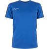 Спортивная футболка Dri-FIT Academy 23 Color Block с вышитым логотипом и круглым вырезом, детские топы, синяя DX5482-463