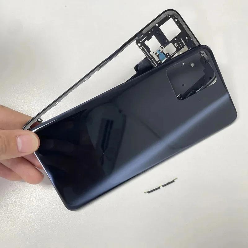 Для Realme 9 Pro Полный корпус Средняя рамка Задняя крышка аккумулятора Задняя Части для ремонта