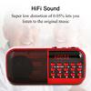 Memory Card Music Mini Speaker Radio 87.5‑108MHz FM Stations Noise Cancelling Digital FM Radio