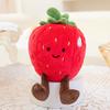 Cute Orange Pineapple Watermelon Durian Strawberry Cartoon Plush Doll Pendant