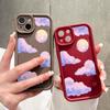 Soft Silicone Square Ladder Printing Pattern Phone Casing Full Cover Camera Shockproof Protection Rubber Case for iPhone Infinix Tecno OnePlus