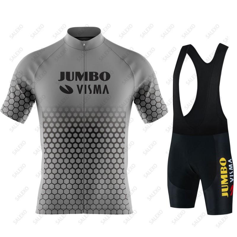 Mens Cycling Jersey Set With Compression Fit Mountain Road Bikes Riding Gear