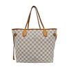 [Б/У] Сумка-тоут Neverfull Mm из клетчатого канваса с кожаной отделкой - В хорошем состоянии #17ATARO