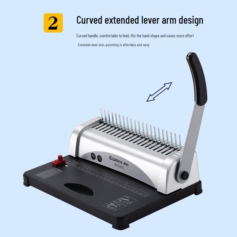 Ручная брошюровочная машина COMIX 21-отверстия, формат A4, на гребне