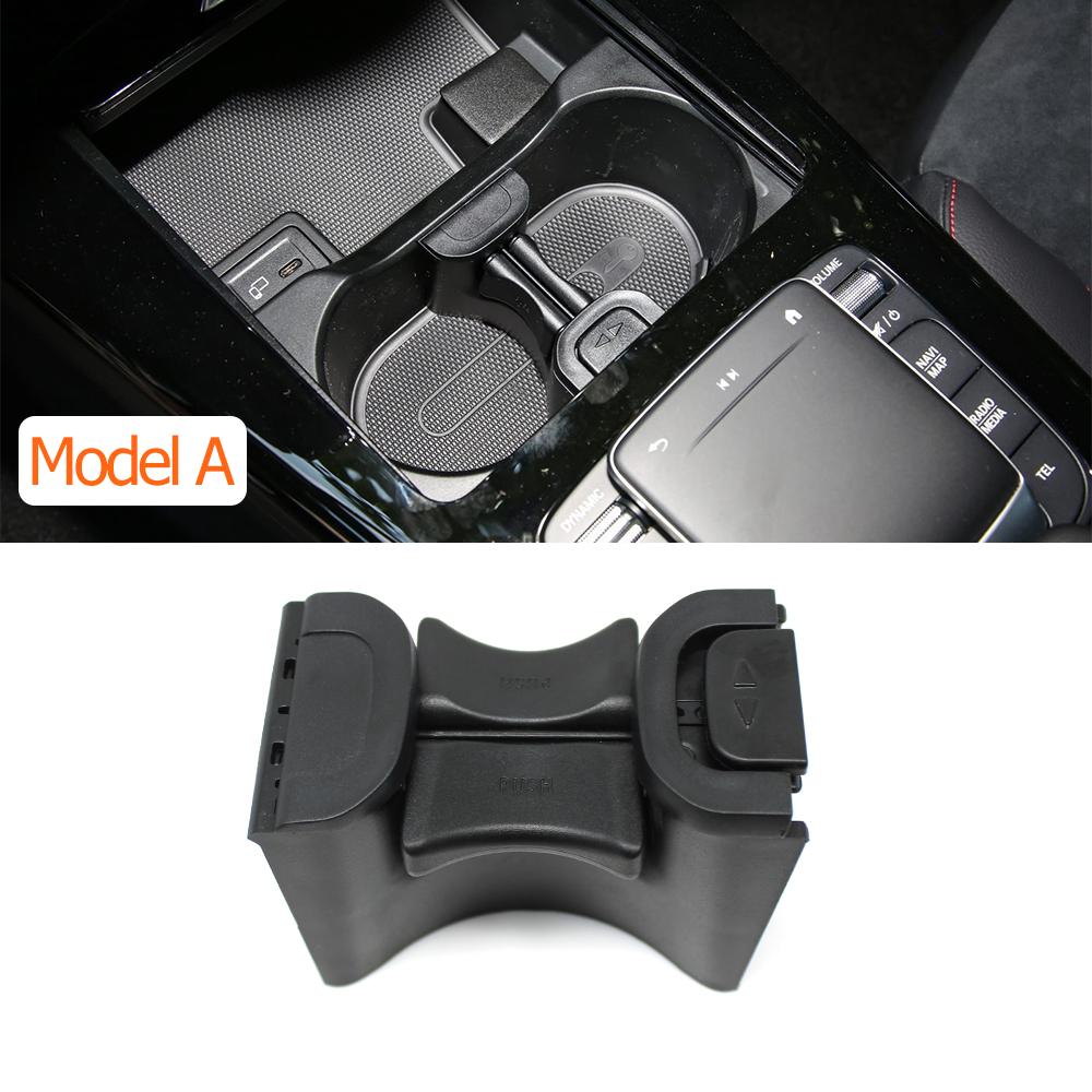 Car Central Console Drink Cup Water Holder Separator Insert Divider For Benz A CLA GLA GLB B EQA EQB Class W177 W118 W247 W243