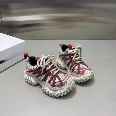 Дышащие громоздкие кроссовки женские осенние новые ретро потертые толстые кроссовки с завышенной талией