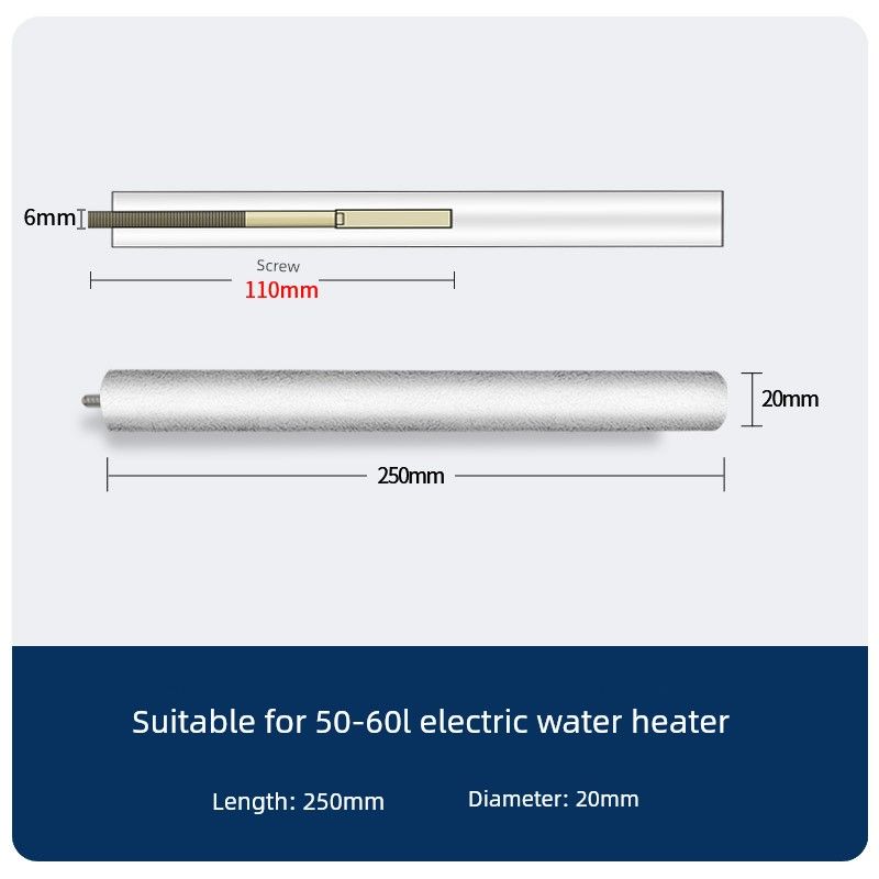 Applicable to Wanjiale Electric Water Heater Magnesium Bar 40/50/60/80L Sewage Outlet Accessories Casting Anode Rod