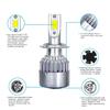Ultra-Bright C6 LED Headlights - 72W 7200LM H4/H7/HB4 12V Low/High Beam Car Bulbs (2-Pack)