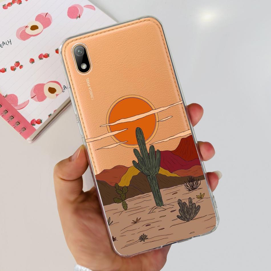 For Huawei Y5 2019 Phone Case Huawei Y5 (2019) AMN-LX9 LX1 LX2 LX3 Fashion Painted Soft Silicone TPU Slim Back Cover