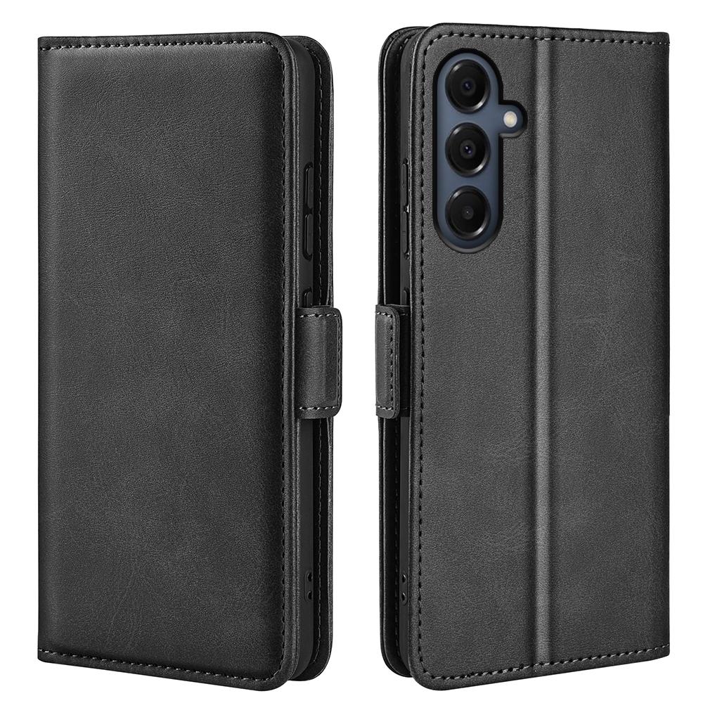 For Samsung Galaxy A17 Case Calf Texture Leather Wallet Phone Cover