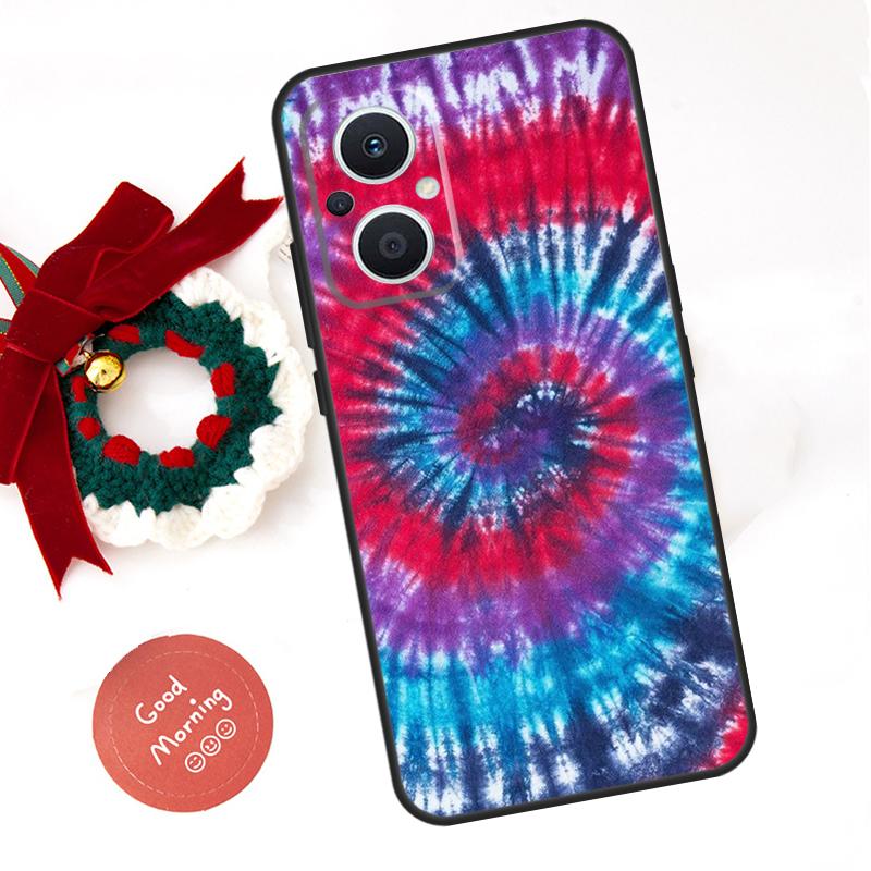 Радужный Спиральный Тай Дай Чехол Для OPPO Reno 14 F 13F 12F 11F 10 11 12 13 Pro 7 8 Lite OPPO Find X5 X6 X8 X9 Pro Чехол