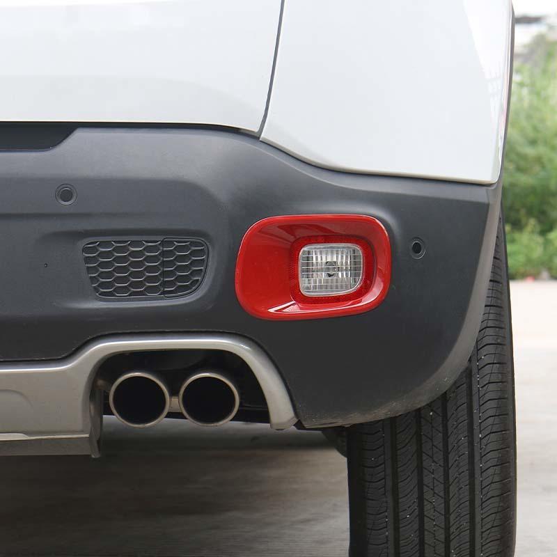 Задние противотуманные фары, корпус фары, ABS, украшение для Jeep Renegade 2016 года, внешние аксессуары, ABS-пластик