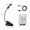 Adjustable LED Book Lamp Portable Mini Eye Protection Reading Light Clip- Table Lamp Battery Powered Study Reading Table Lamp